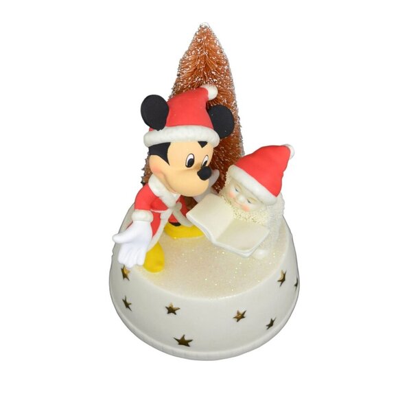 2008 Disney Snowbabies Mickey’s Christmas Carol Musical Figurine by Dept 56 - Picture 2 of 7